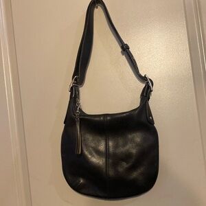 AUTHENTIC Vintage COACH Soho Crossbody Black Leather Bag 6676